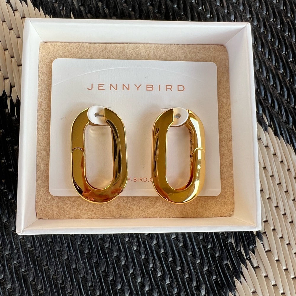 Jenny Bird U- Link Hoop Earrings